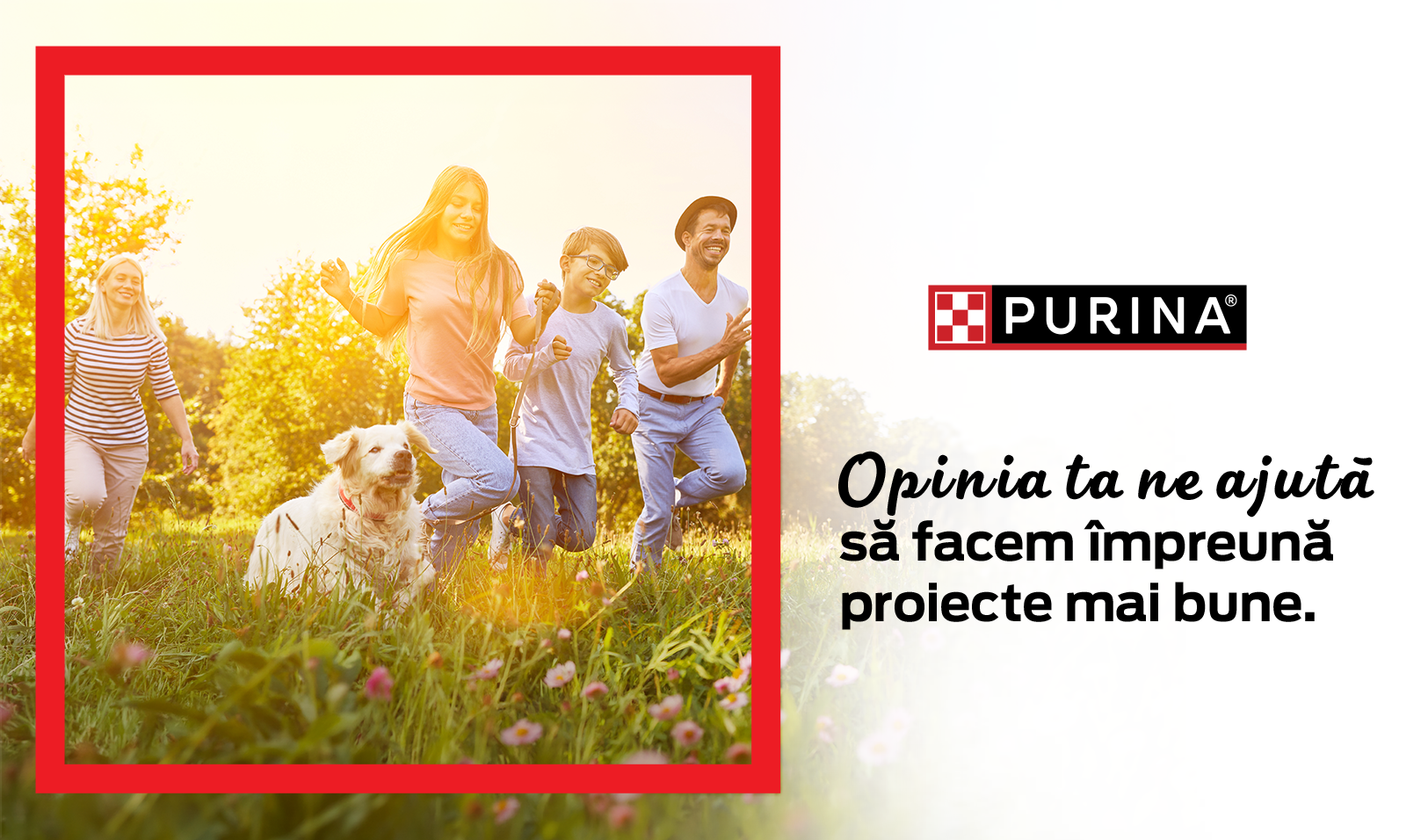 O familie cu un caine